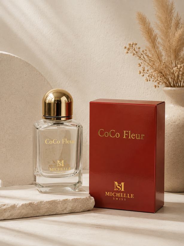 ادکلن مشابه بوی لالیک آمتیس CoCo Fleur از برند Michelle Swiss با حجم 100 میلی لیتر