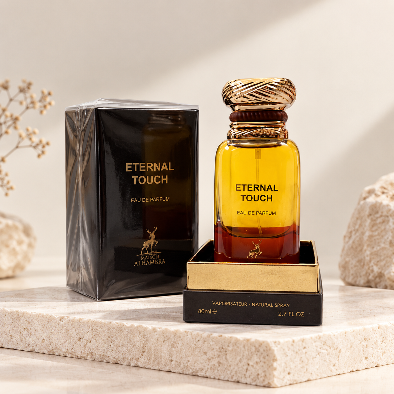 عطر و ادکلن اترنال تاچ از شرکت الحمبرا الهام گرفته از تامفورد توباکو وانیل ضمانت Original حجم 100ml