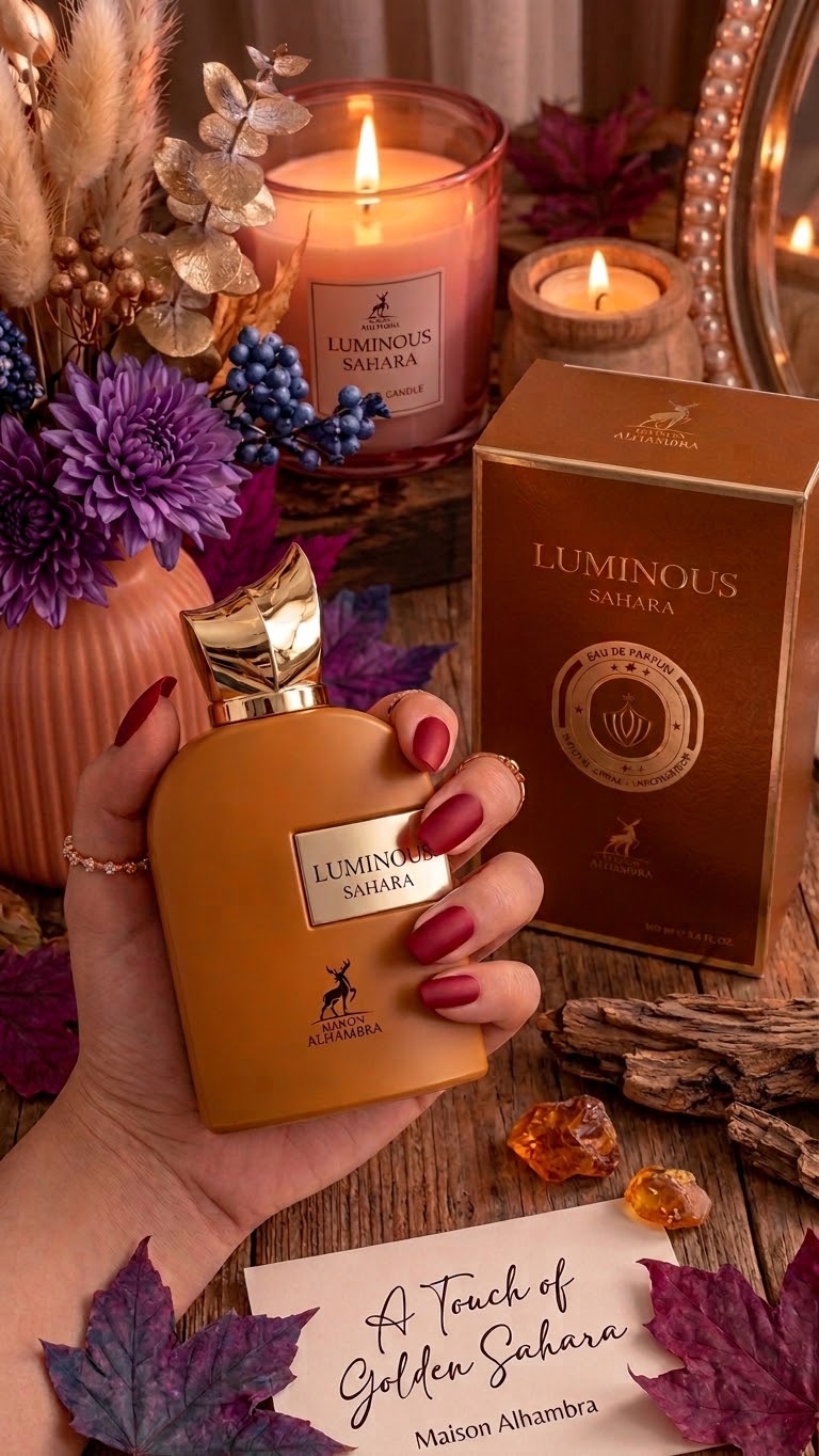 عطر و ادکلن لومینوس صحرا از شرکت الحمبرا الهام گرفته از مارلی التیر ضمانت Original حجم 100ml
