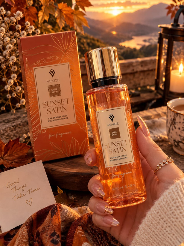 بادی اسپلش ونیس مدل سانست ساتن (Venice Sunset Satin) مشابه به بوی ویکتوریا سکرت – حجم ۲۵۰ میل