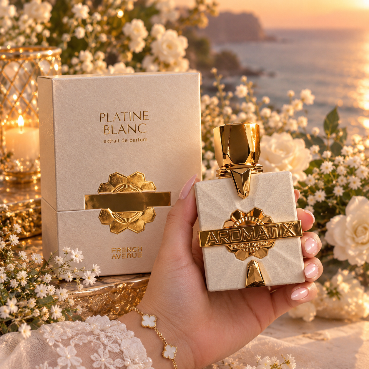 عطر و ادکلن اروماتیکس پلاتین بلانک از شرکت فرنچ اونیو الهام گرفته از تورینو 21 زرجف ضمانت Original حجم 100ml